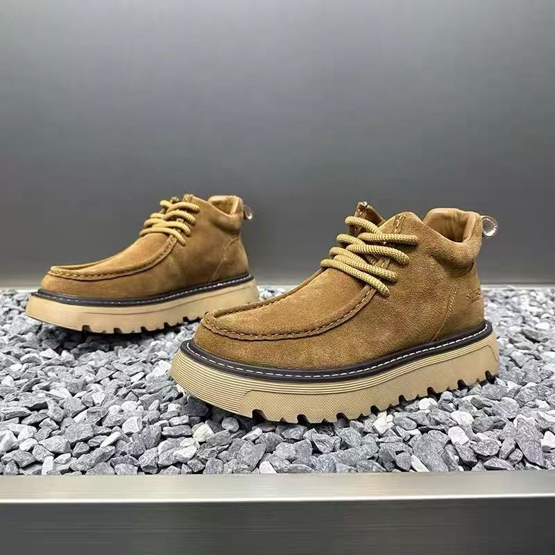 가을 겨울 남성 플랫폼 부츠 디자이너 논슬립 모터사이클 - Street Fashion Men 2025 리뷰 및 가격