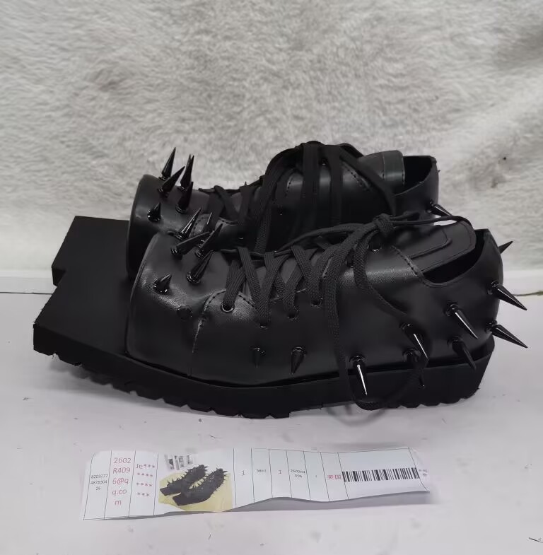 여성용 블랙 가죽 호그토 부츠 펑크 Y2K 청키 힐 레 - Street Fashion Y2K 리뷰 및 가격