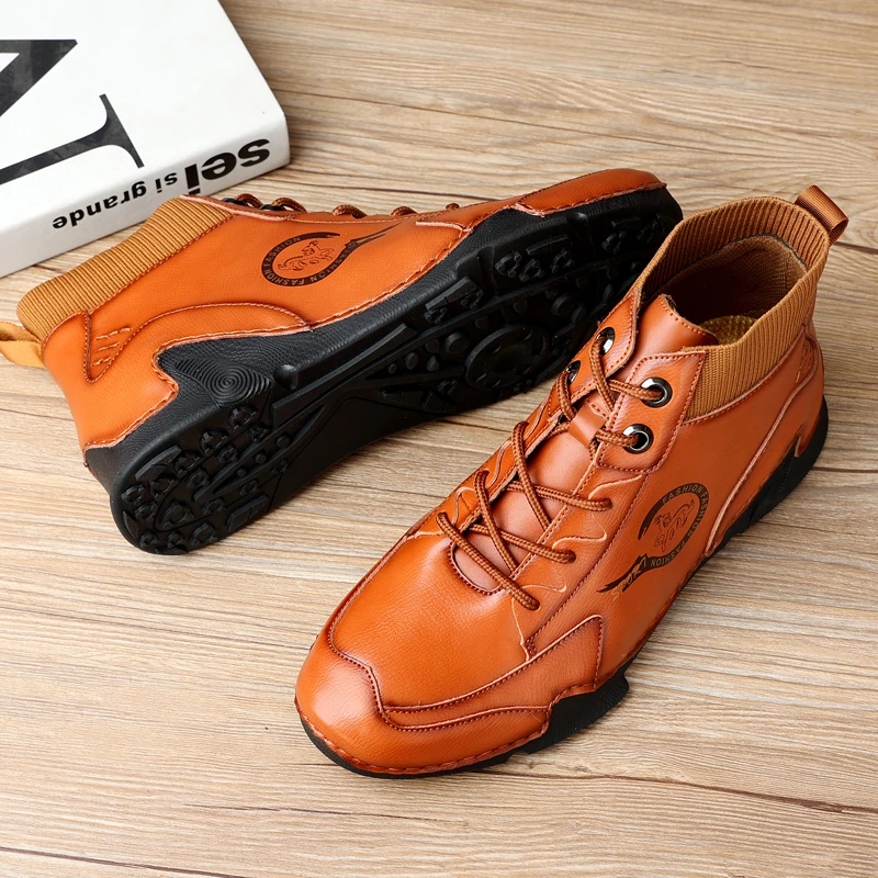 Size 48 Mens Shoes Leather Ori - Street Fashion Men 2025 리뷰 및 가격